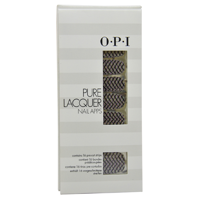 Pure Lacquer Nail Apps Zig Zag Sparkle - AP113 by OPI for Women - 16 Count Nail Apps