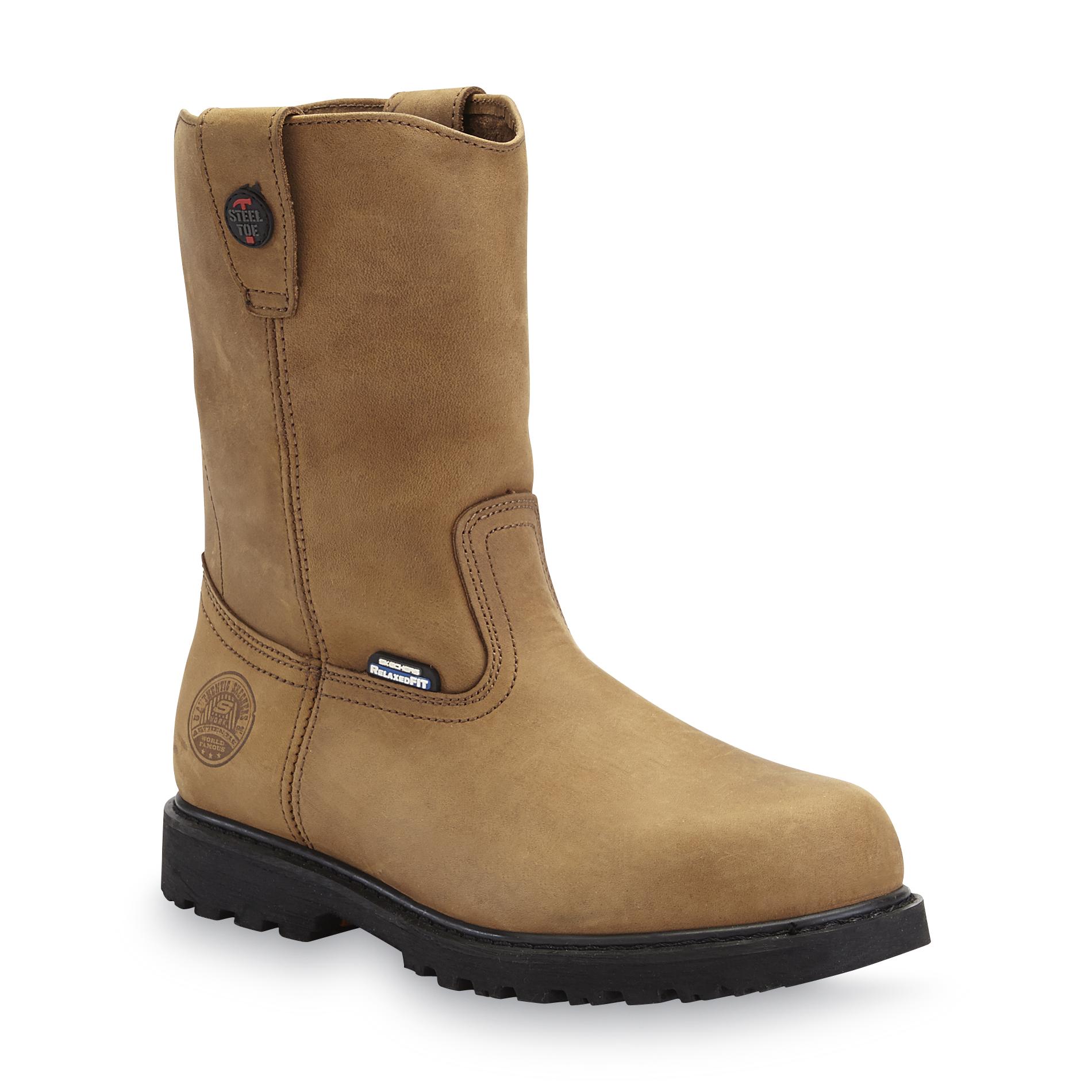 men's skechers steel toe boots