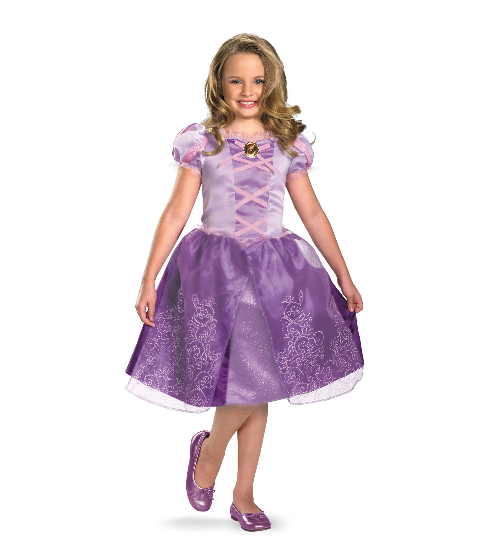 Infant/Toddler Rapunzel Tangled Classic Halloween Costume Size: 3T-4T