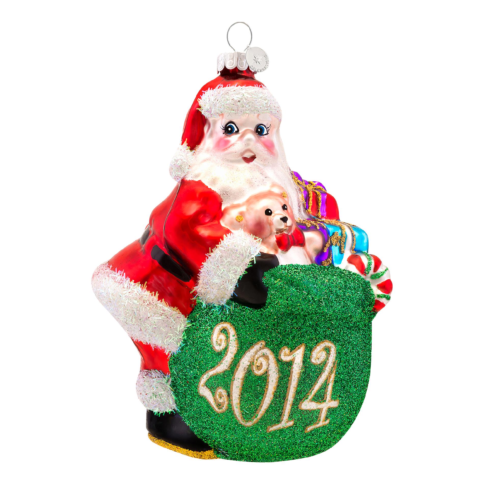 Celebrations by Radko &#174; - Santa with Dated Bag, 5 in
