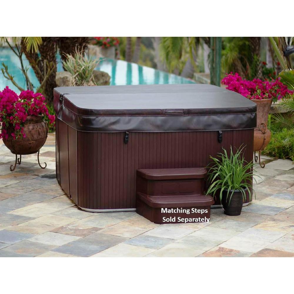 Lifesmart 450 DX 7 Person Portable Hot Tub Spa with Upgraded 23 Jet Package Includes Free Energy Savings Value Package and Delivery
