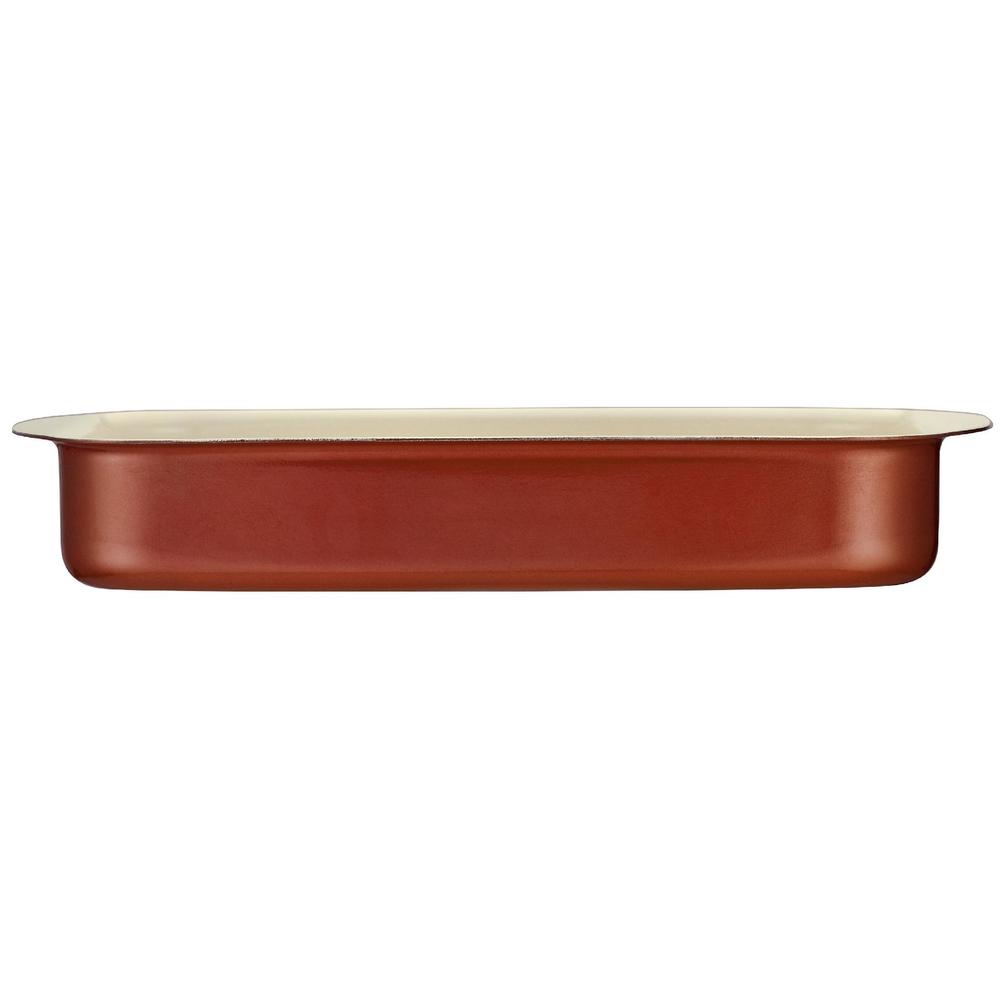 Style Ceramica_01 Metallic Copper 14 x 10 in Roasting Pan