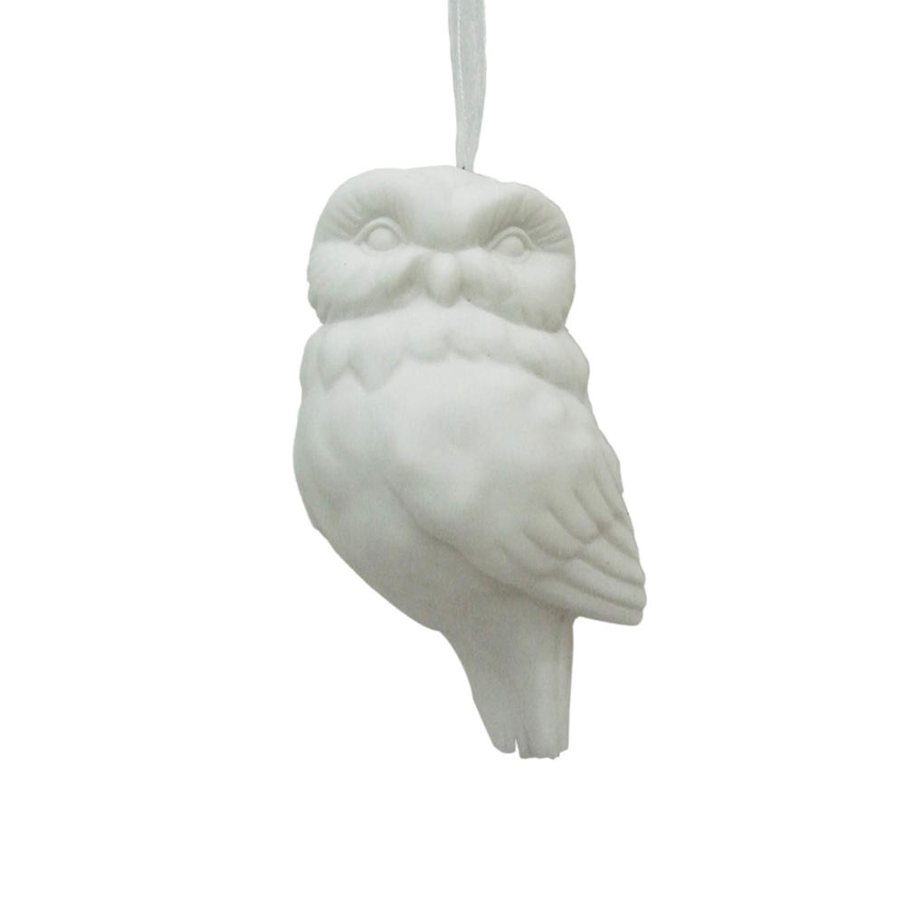 Donner & Blitzen Incorporated White Owl Christmas Tree Ornament