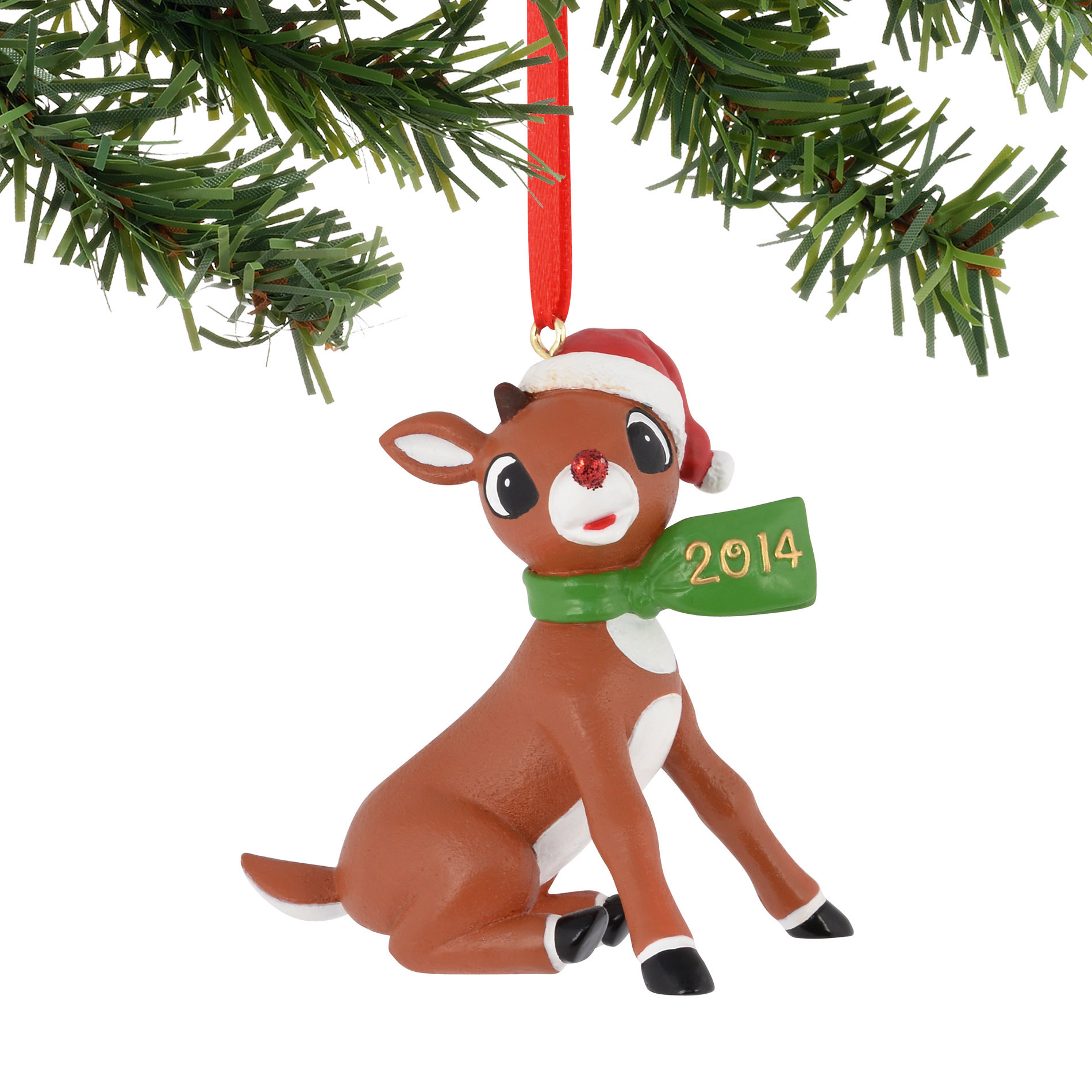 Dept 56 Rudolph Rudy W. Dated Scarf Ornament