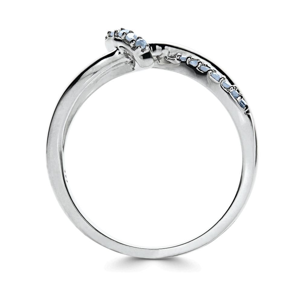 1/10 Cttw. Sterling Silver Diamond Ring