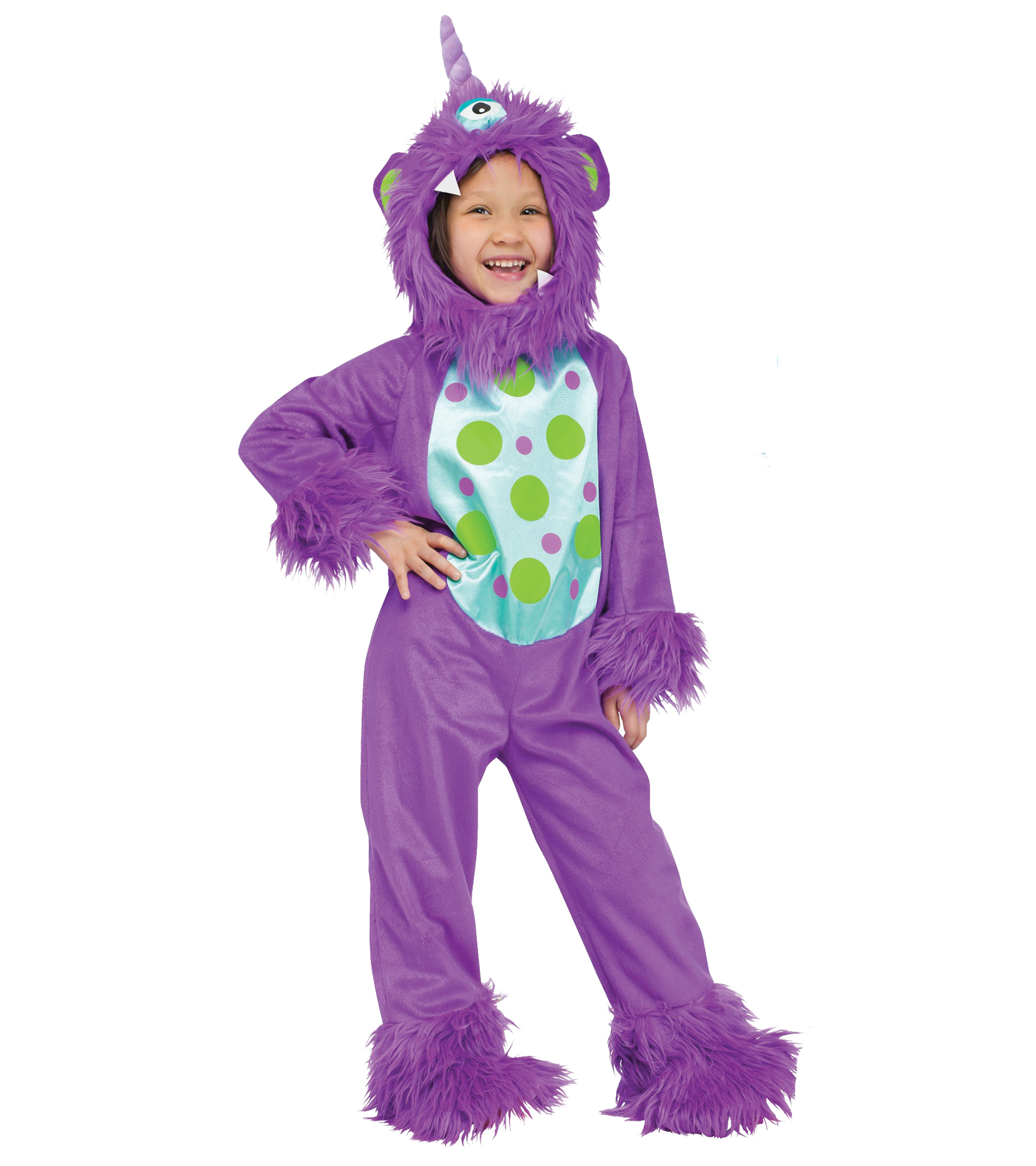 Toddler Lil Purple Monster Halloween Costume Size: 3T-4T