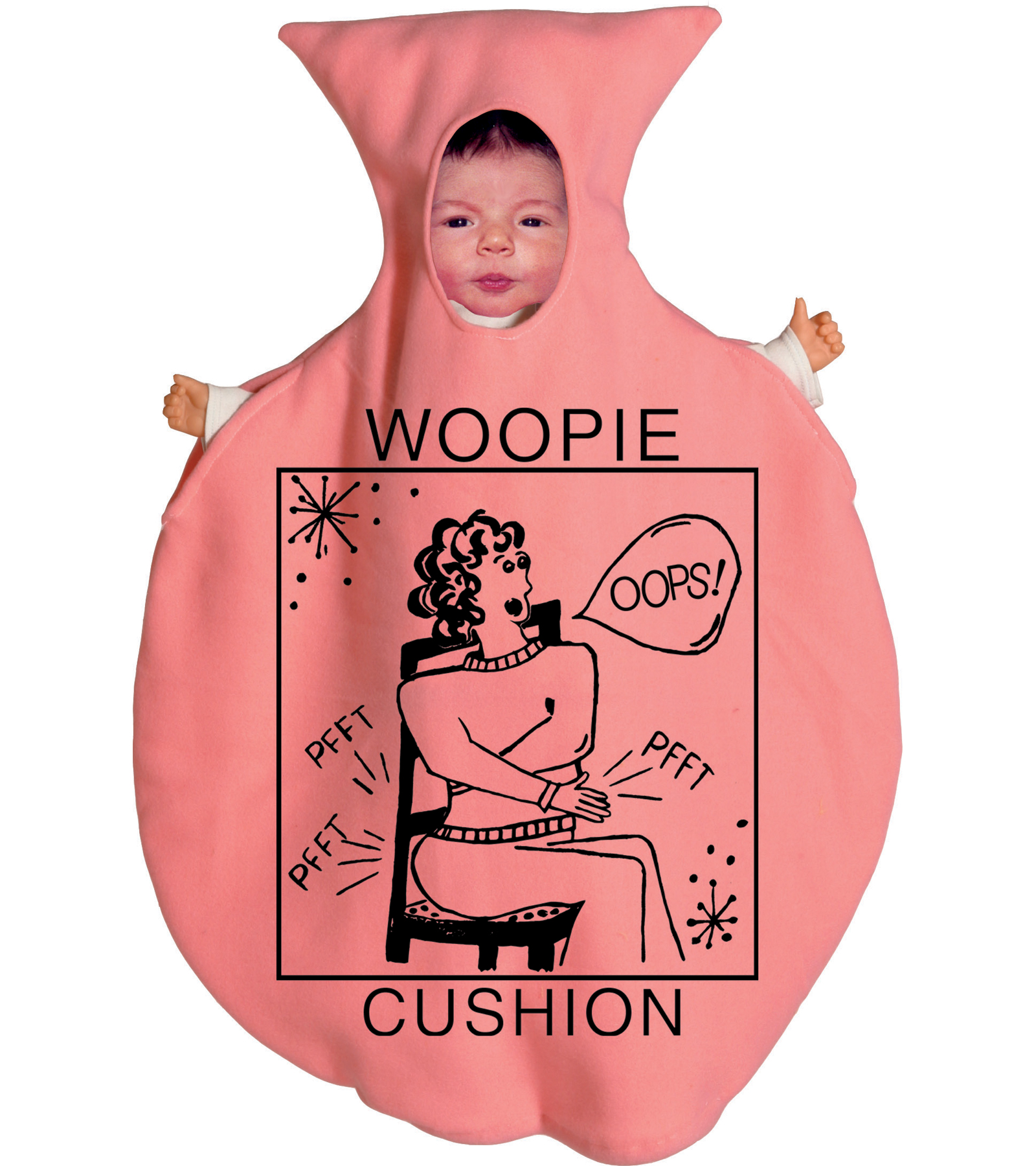 Infant Whoopie Cushion Bunting Halloween Costume Size 06 months