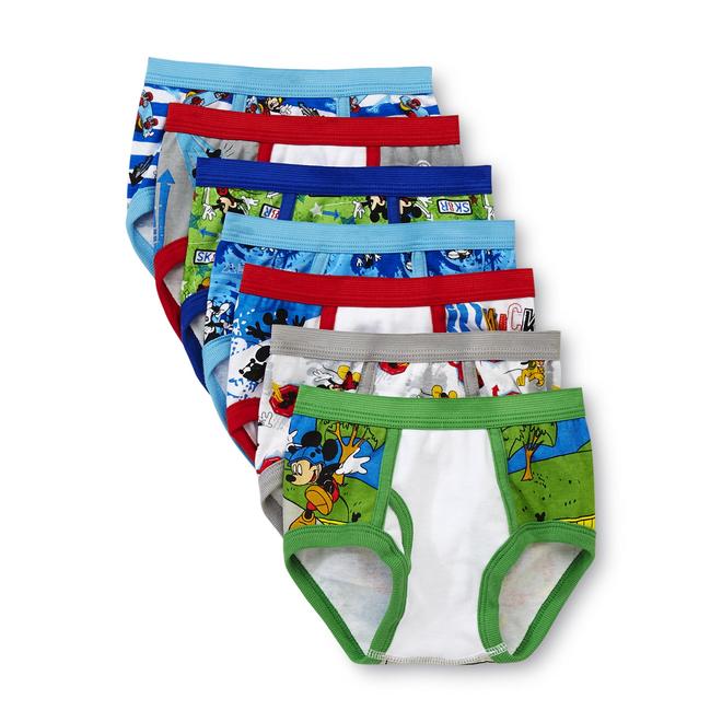 Disney Toddler Boy's Mickey Mouse Briefs 7Pack