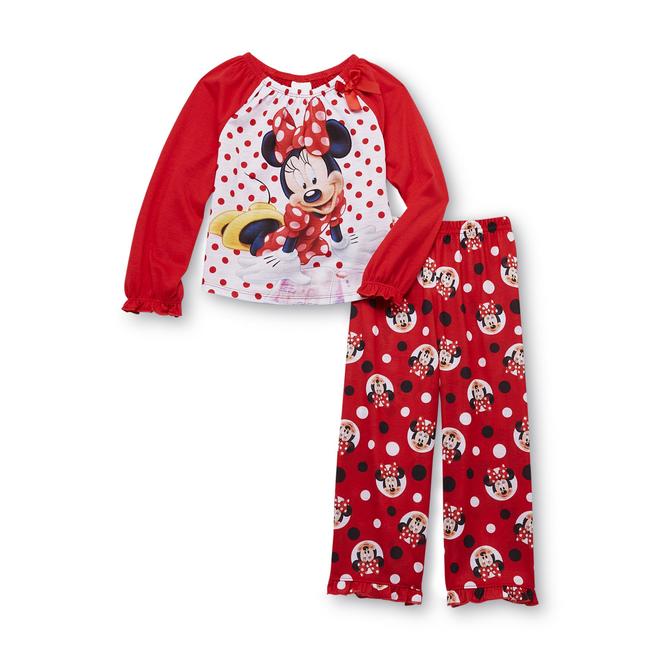 Disney Minnie Mouse Infant & Toddler Girl's Pajamas Polka Dots