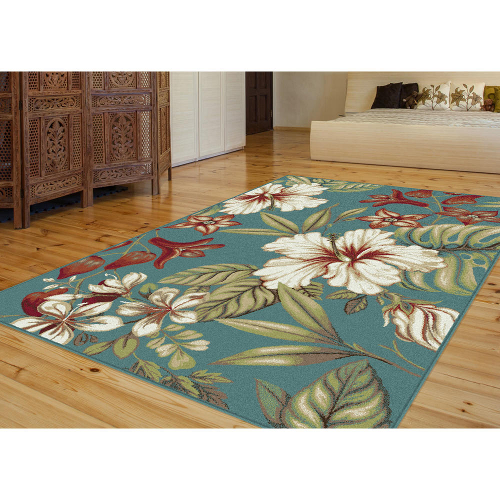 Capri Tracy 5 ft. 3 in. Round Transitional Area Rug