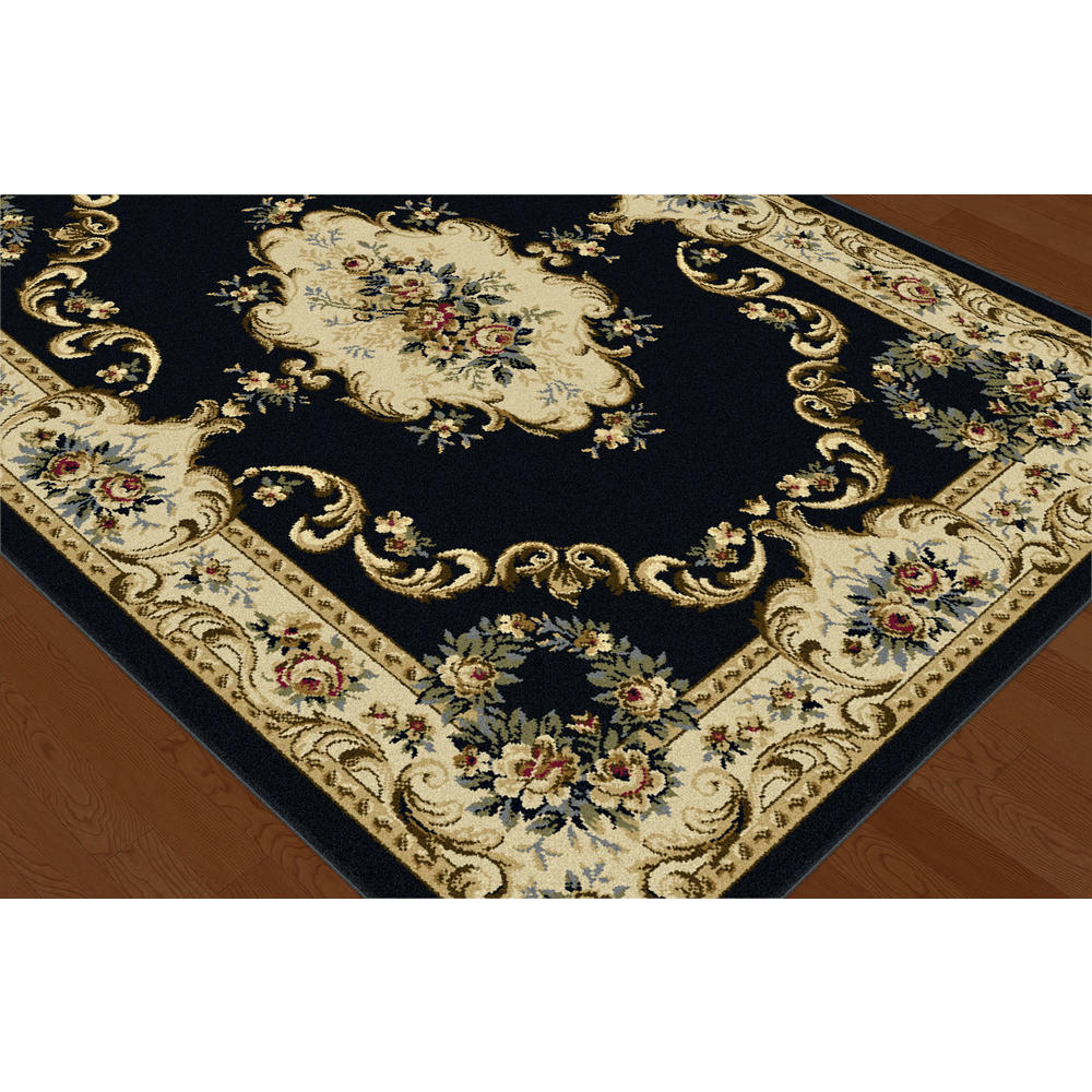 Laguna Angeline Charcoal 9 ft. 3 in. x 12 ft. 6 in. Traditional Area Rug