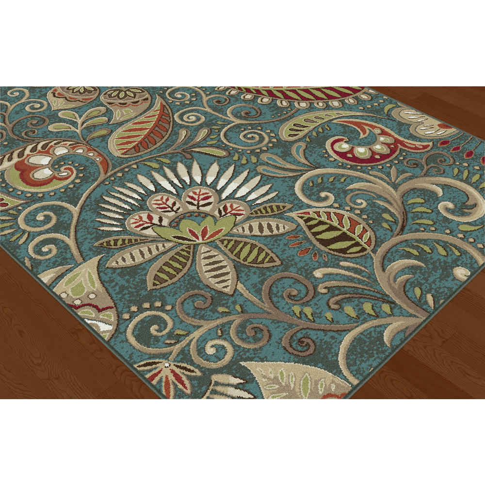Capri Giselle 5 ft. 3 in. Round Transitional Area Rug