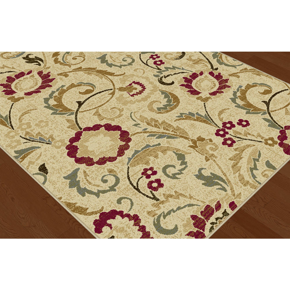 Laguna Wichita Ivory 7 ft. 6 in. x 9 ft. 10 in. Transitional Area Rug