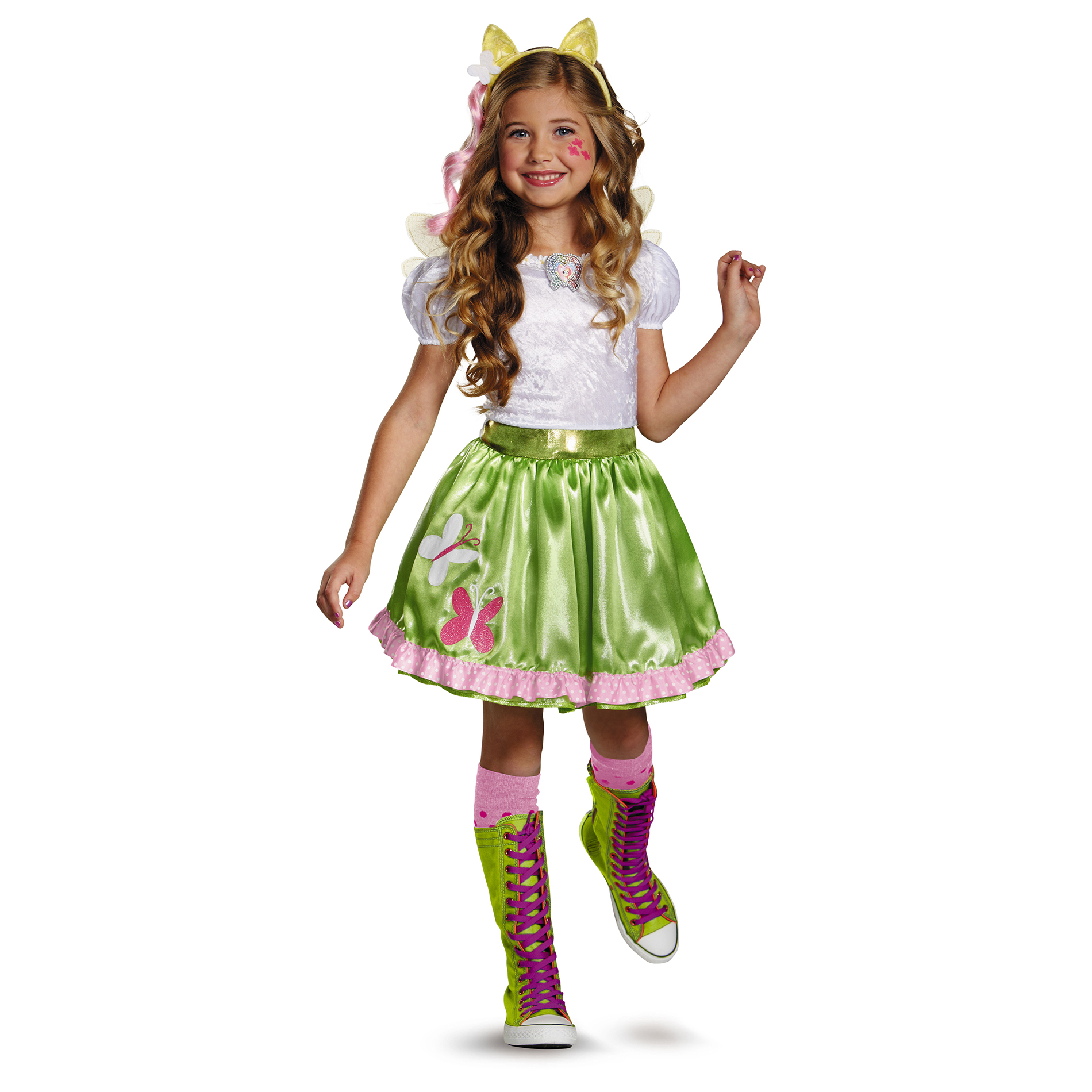 My Little Pony Girls' Fluttershy Equestrian Classic Halloween Costume