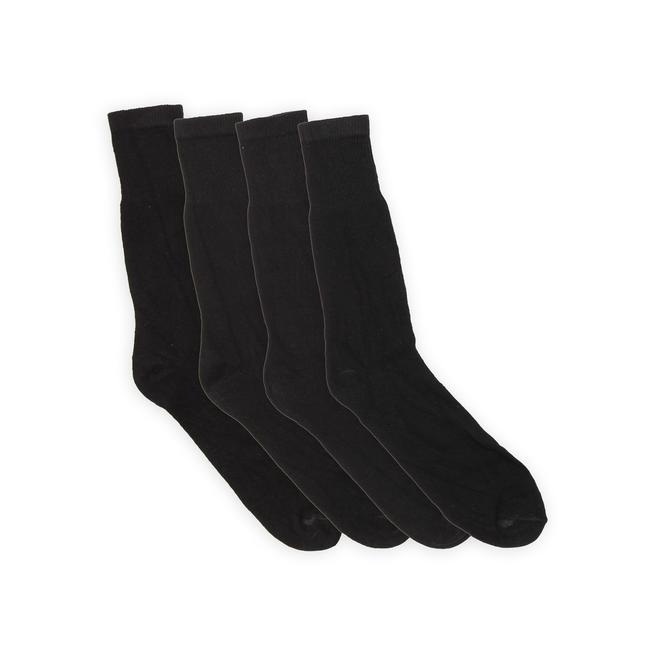 Kodiak Men's 4Pairs Boot Liner Crew Socks