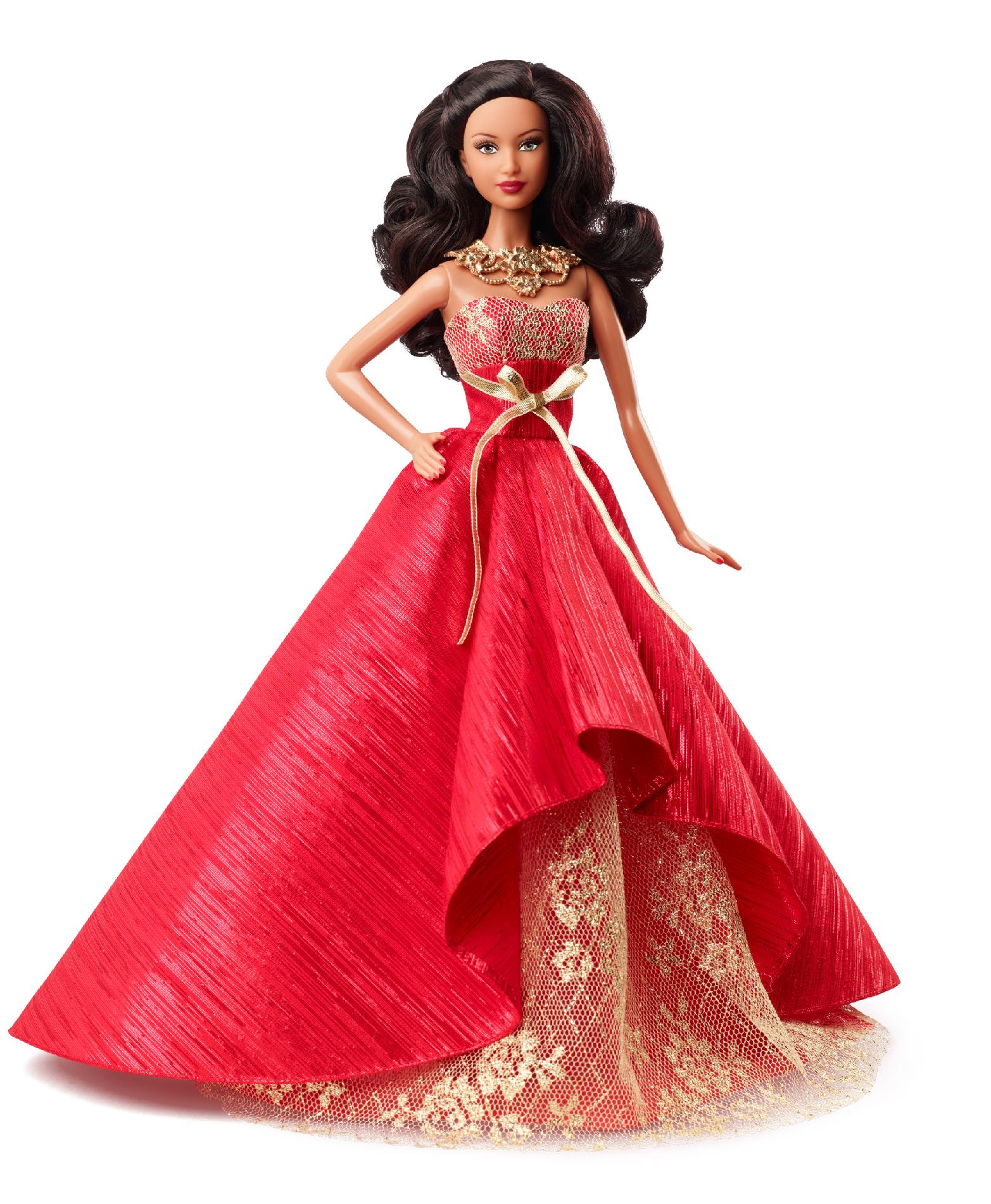 UPC 746775301774 product image for Barbie Collector 2014 Holiday African-American Doll | upcitemdb.com