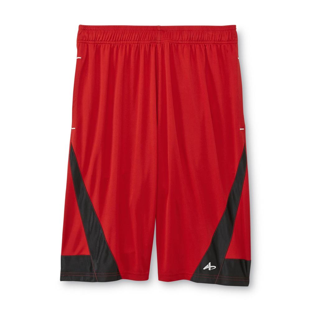 Men's Big & Tall Athletic Shorts - Colorblock Trim