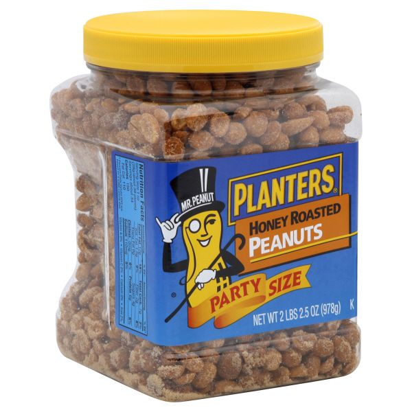 Planters Peanuts, Honey Roasted, 34.5 oz (2 lb 2.5 oz) 978 g Shop