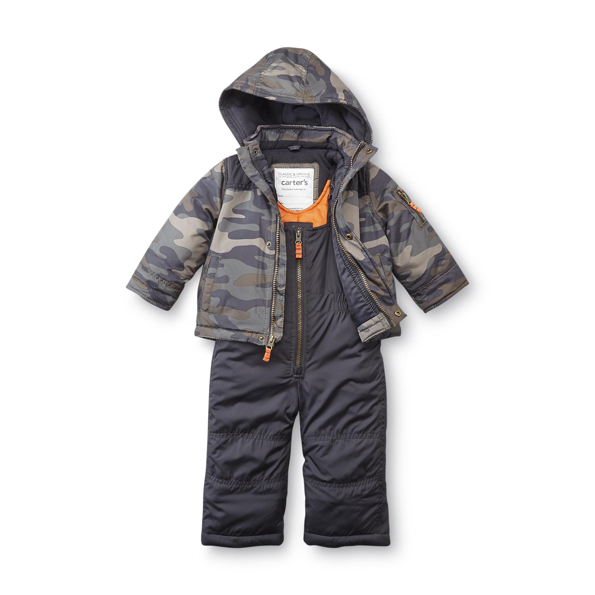 Carter's Infant & Toddler Boy's Snowsuit Camo