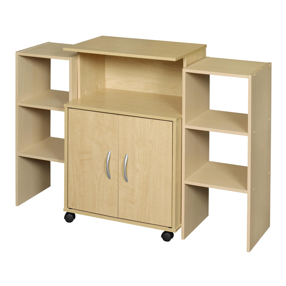 Printer and Storage Station in Maple