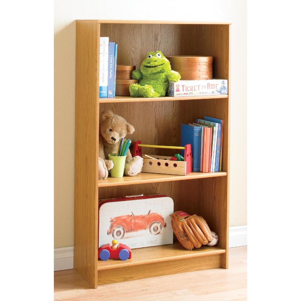 3-Shelf Bookcase in Oak