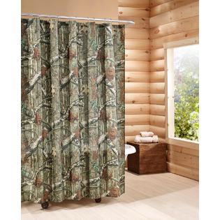 Hookless Brand Shower Curtain Mossy Oak Break Up Infini