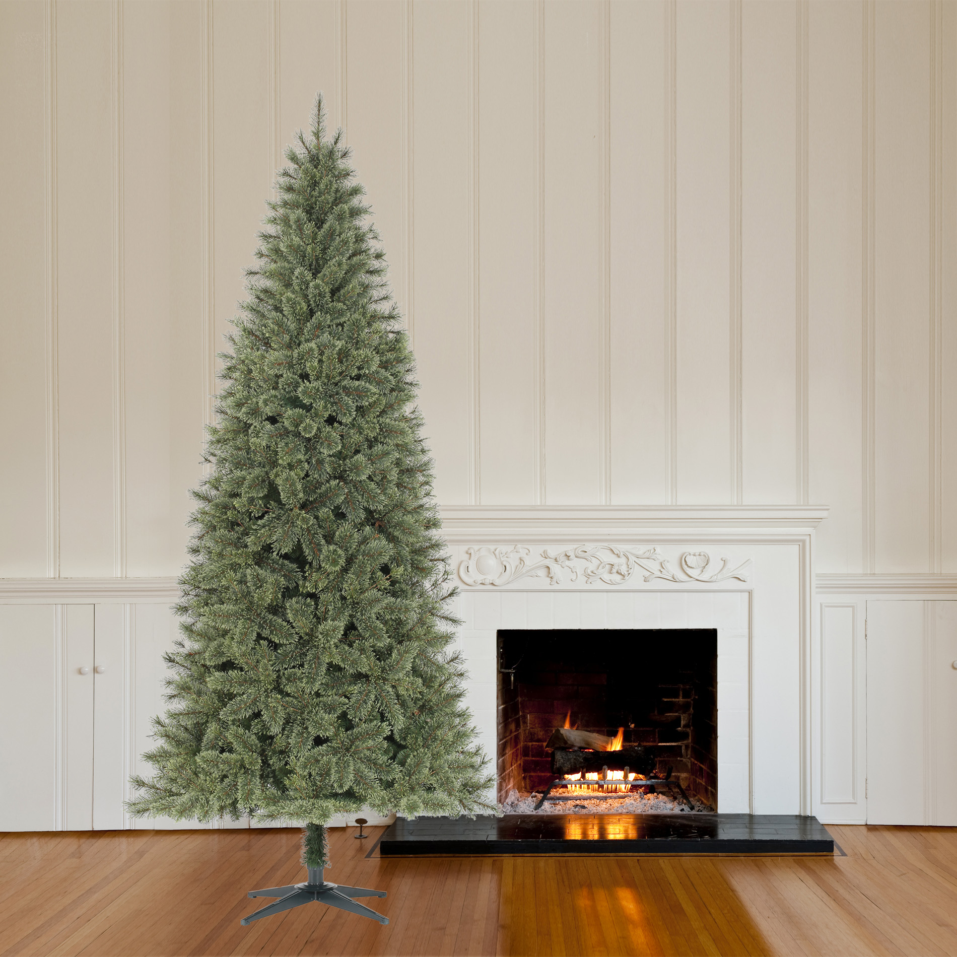 Donner & Blitzen Incorporated 9' Slim Unlit Charleston Cashmere Pine Christmas Tree
