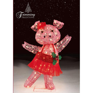 Light-up Christmas Dancing Pig: Barnyard Festive Fun From Sears