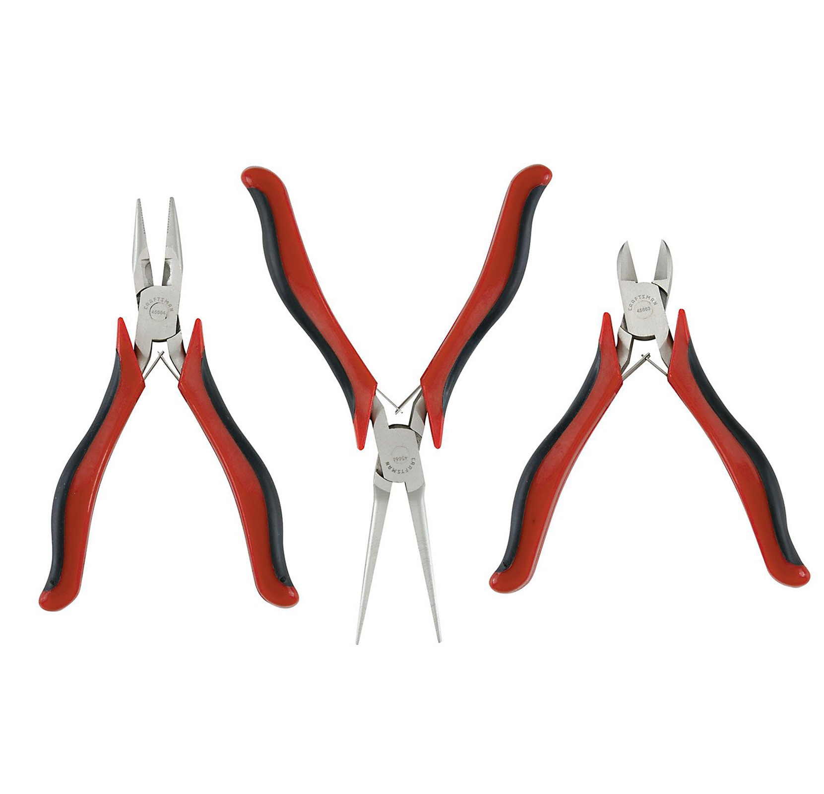 UPC 832857100059 product image for Craftsman 3 pc. Pliers Set, Mini Box-Joint, Black | upcitemdb.com