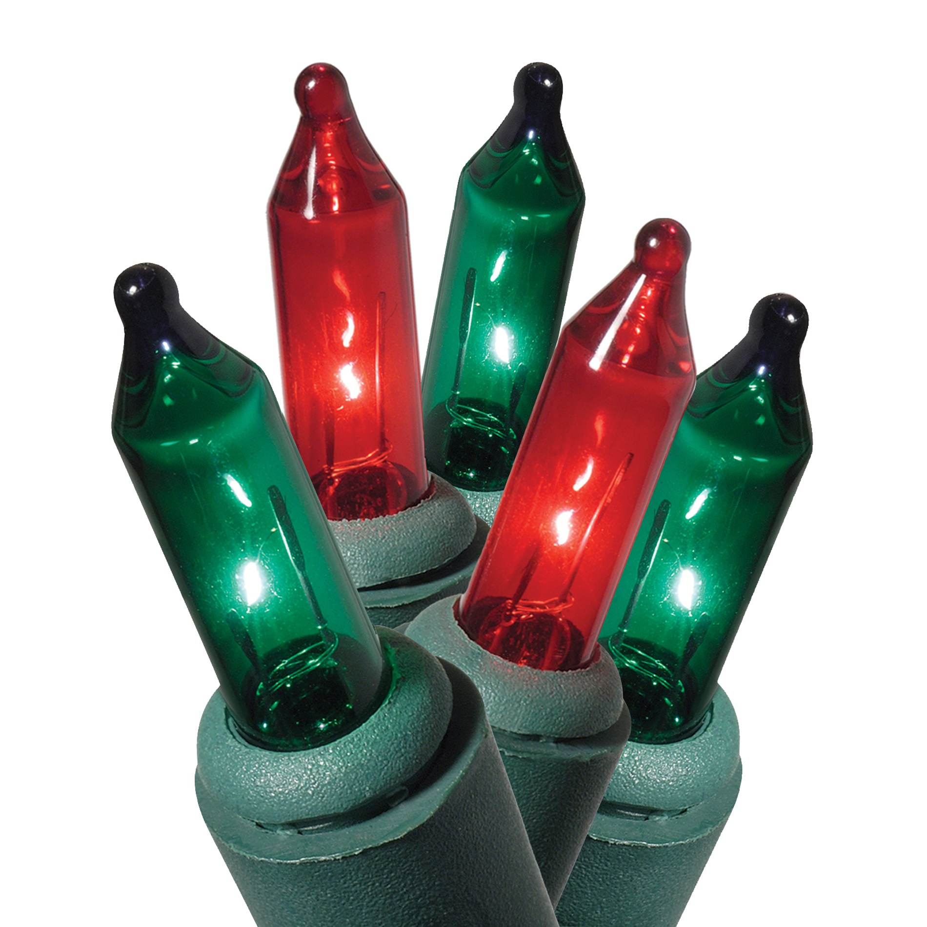 GE Appliances String-A-Long Light Set With 100 Red and Green Lights