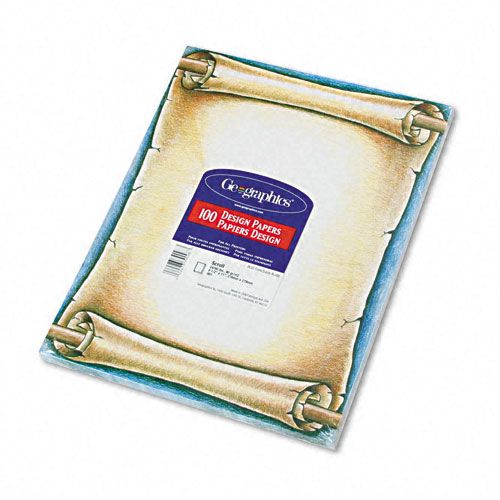 Geographics Design Paper, Scroll, 24lb, Letter, 100 Sheets/PK at Kmart.com