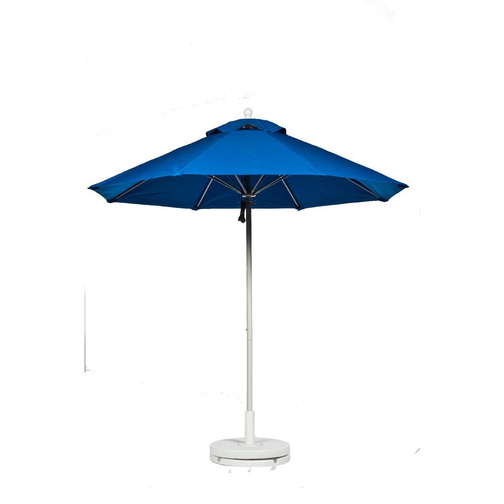 7.5' Commercial Grade Fiberglass Market Umbrella in Assorted Colors