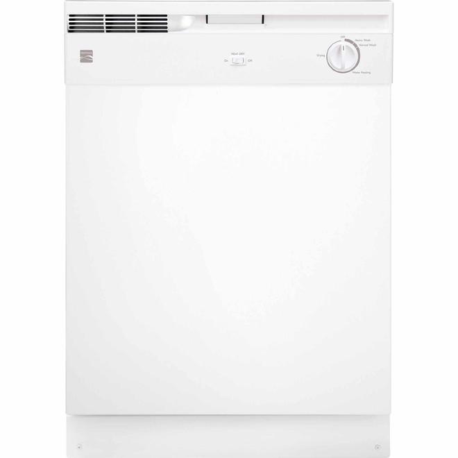 Kenmore 14012 24" BuiltIn Dishwasher White Sears Outlet