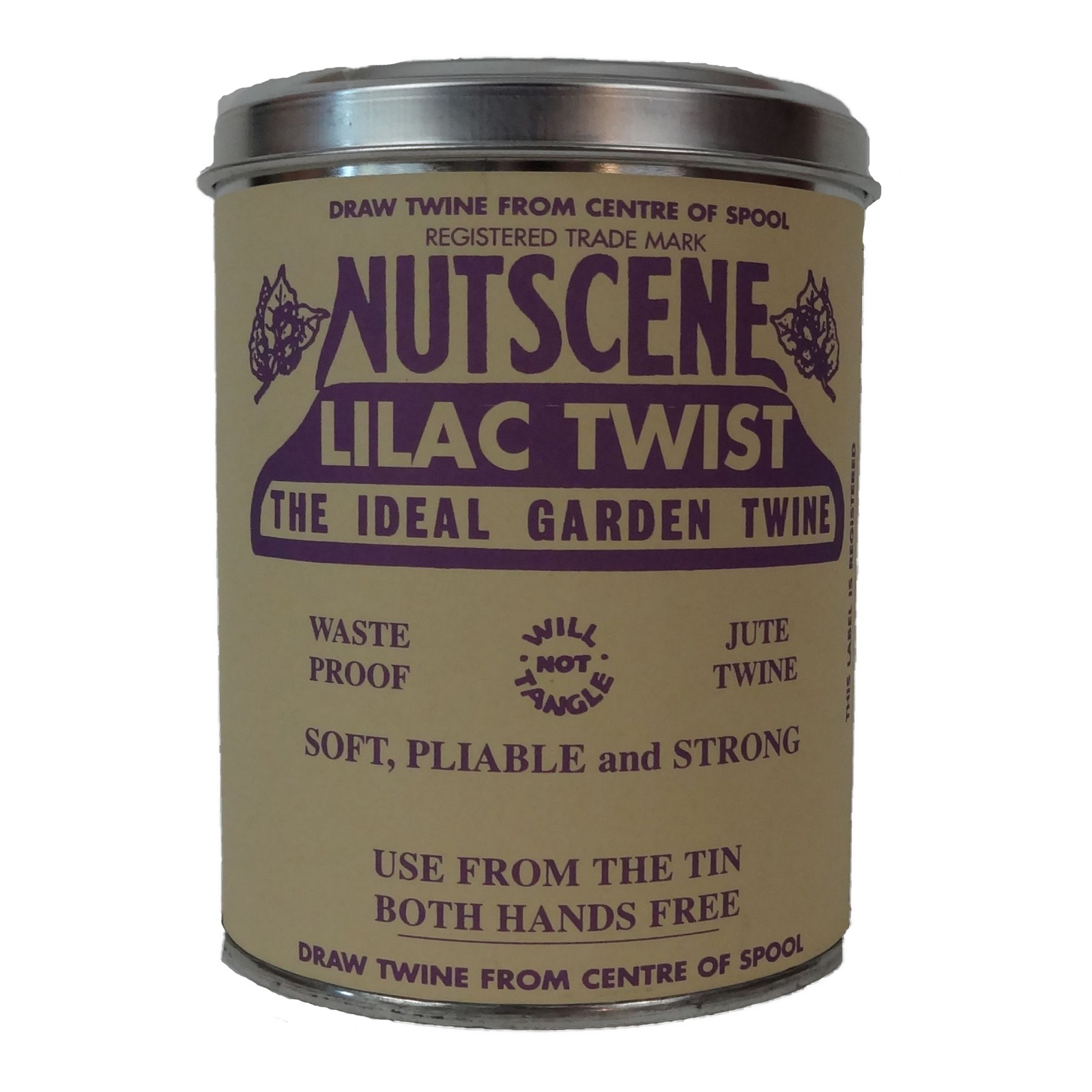 Nutscene Tin of Twine 500ft &#45; Purple