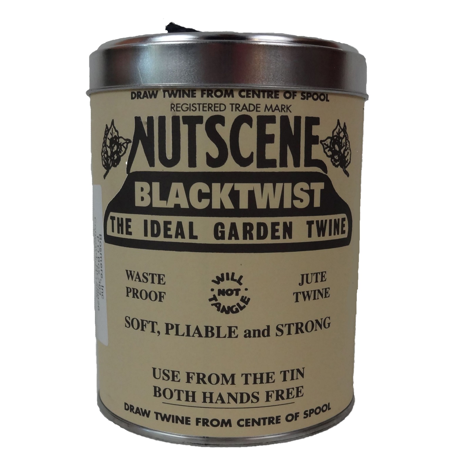 Nutscene Tin of Twine 500ft &#45; Black