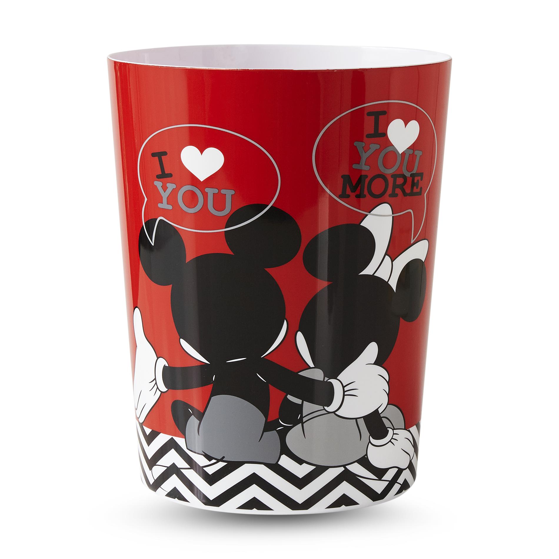 Disney Mickey & Minnie Mouse Wastebasket Home Bed