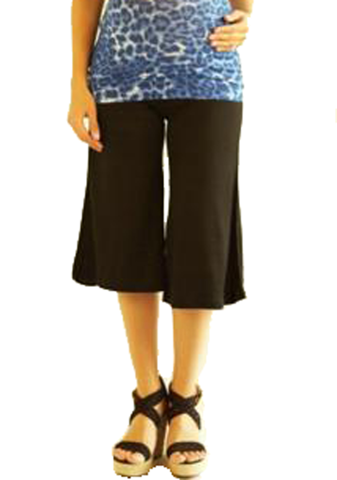 Maternity Charcoal Gaucho Pant Online Exclusive