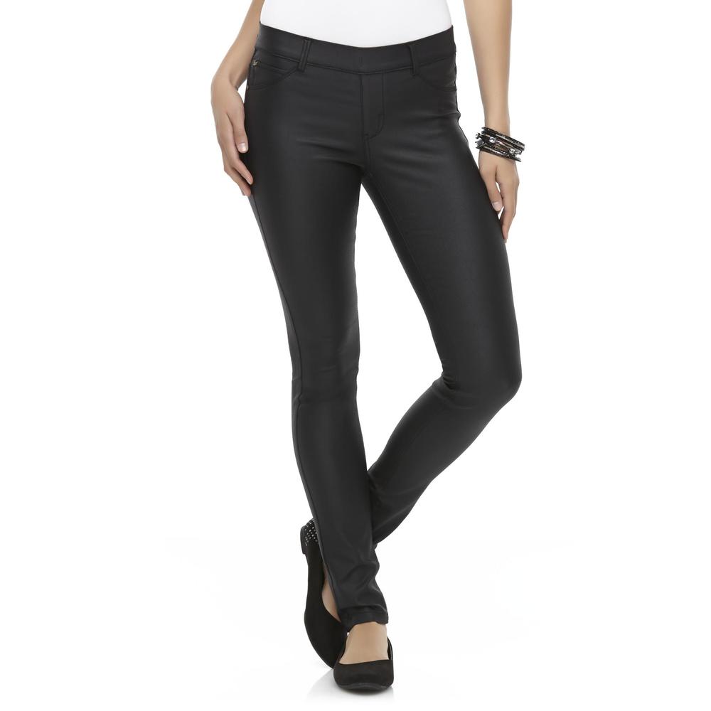 Junior's Faux Leather Jeggings
