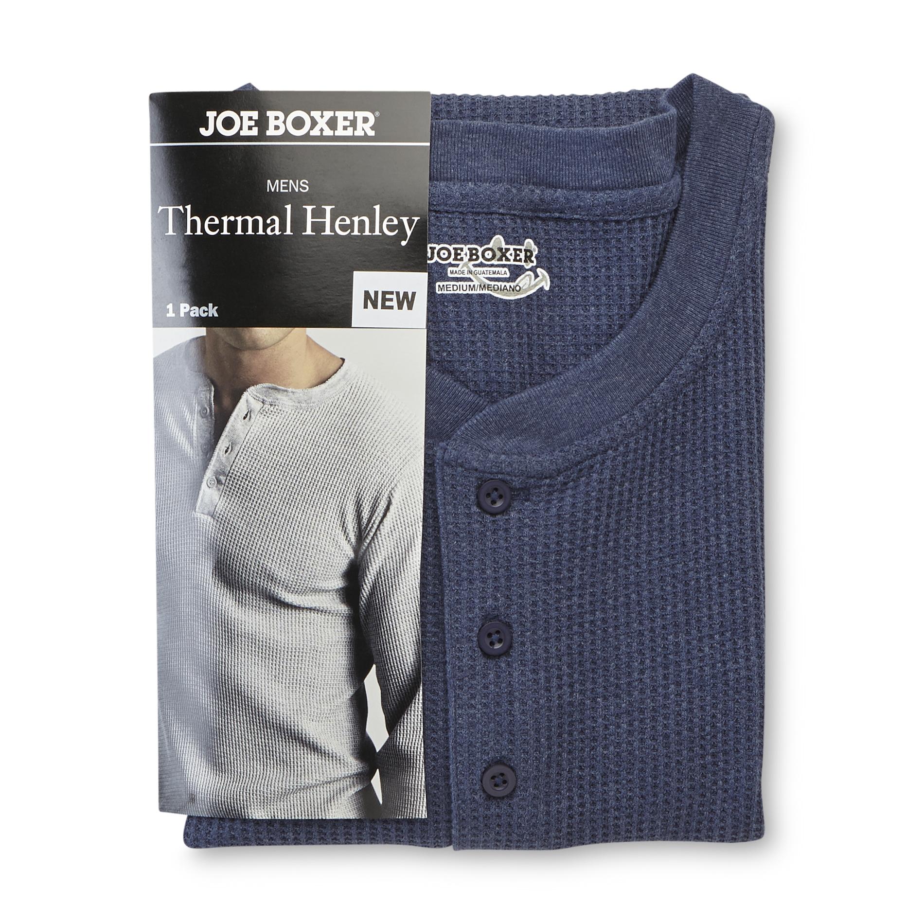 Joe Boxer Men's Thermal Henley Shirt Clothing, Shoes & Jewelry