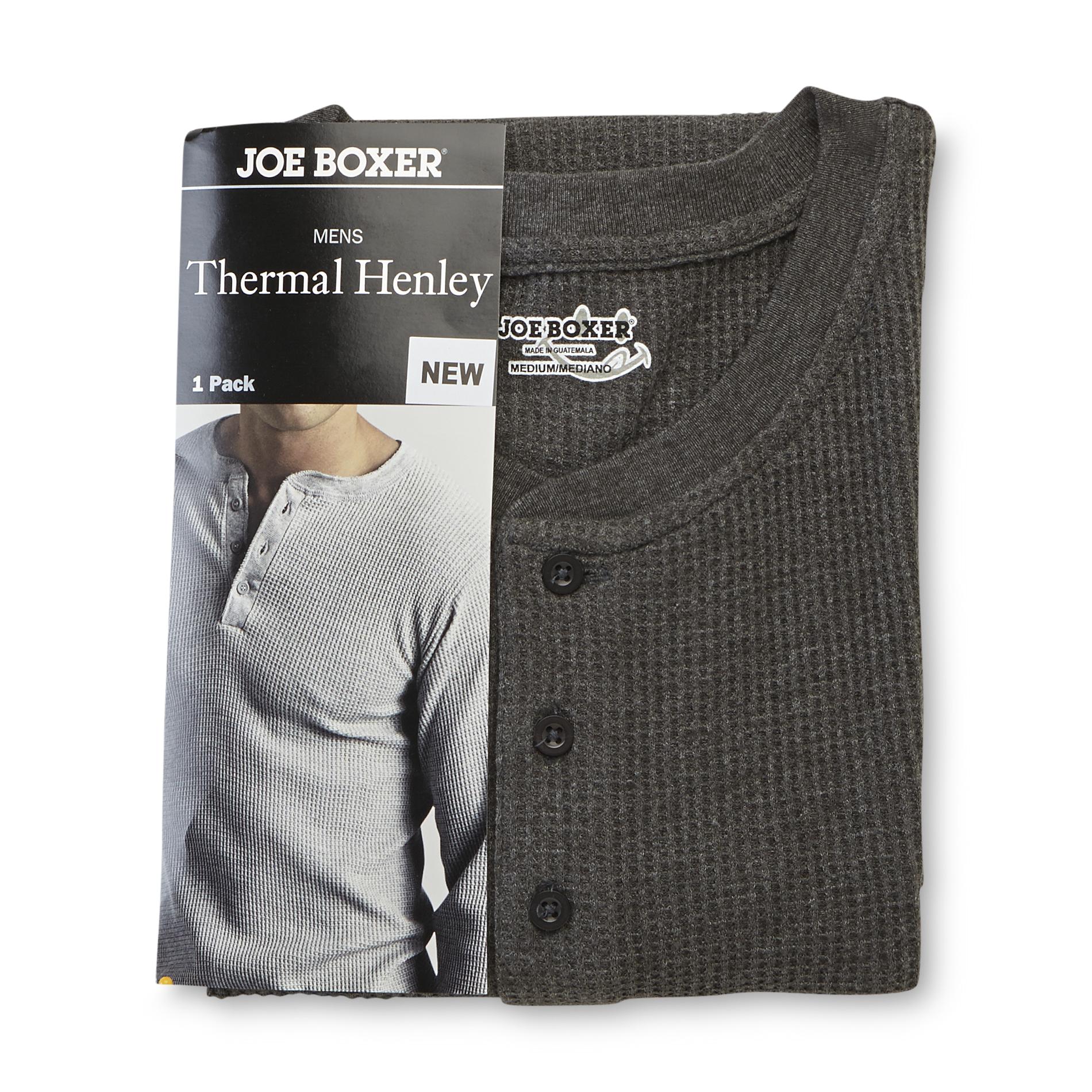 Men's Thermal Henley Shirt - Heather