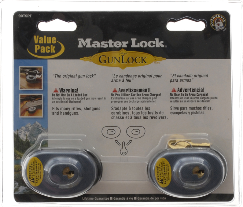TwoPack Sports & Outdoors Master Lock 90TSPT KeyedAlike Trigger Locks Locks