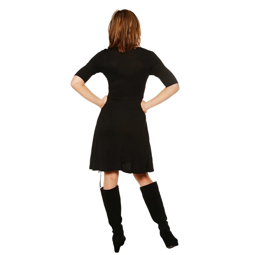 24&#47;7 Comfort Apparel Women's Knee-length Dress
