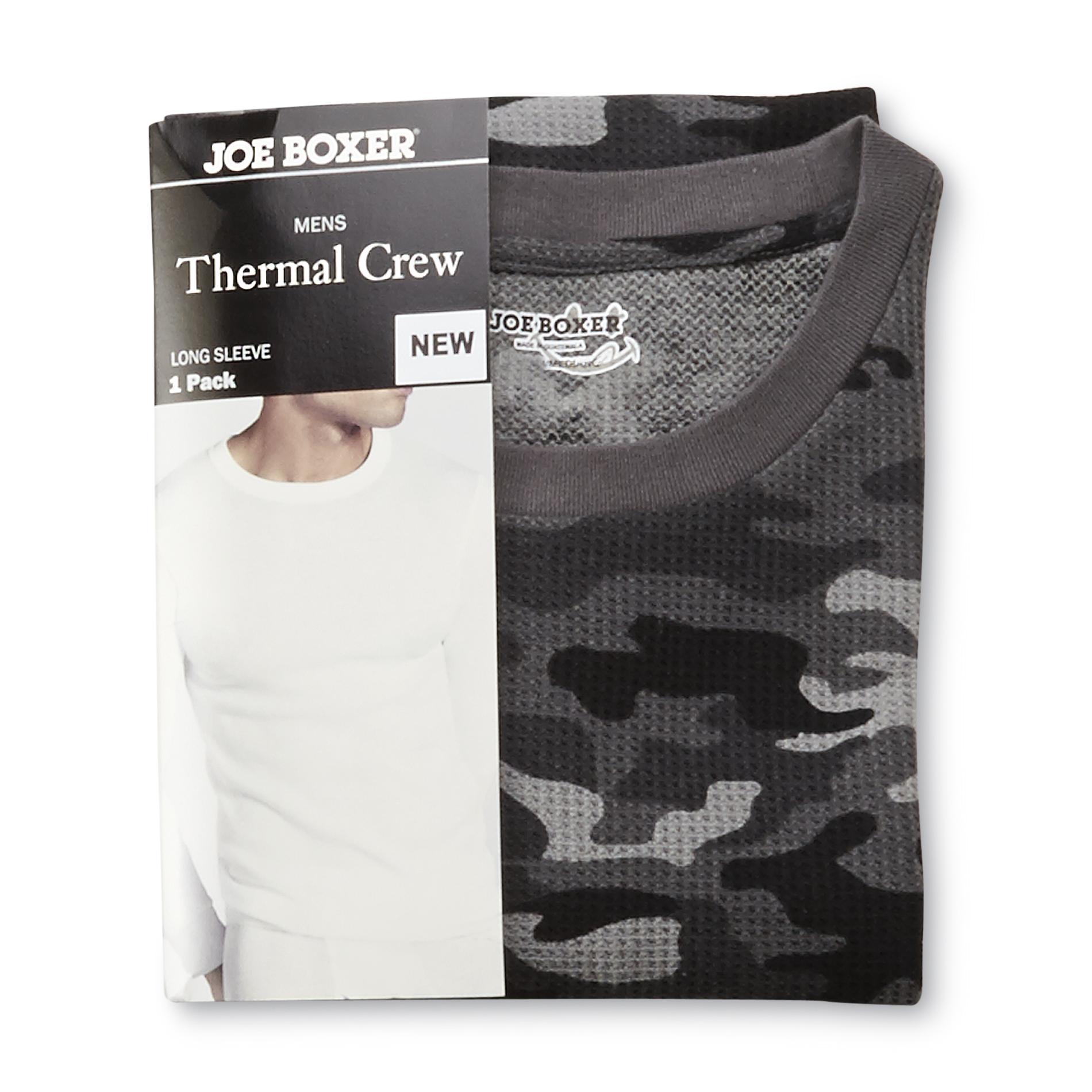 Men's Crew Neck Thermal Shirt - Camouflage