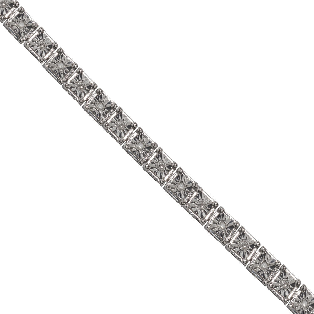 1/2Cttw Diamond Bracelet Sterling Silver