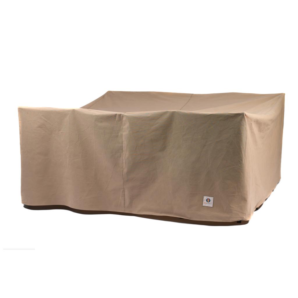 Duck Covers Essential 76W Square Patio Table and Chairs Cover