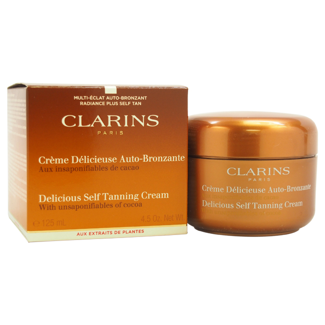 Delicious Self Tanning Cream by Clarins for Unisex - 4.5 oz Sun Care