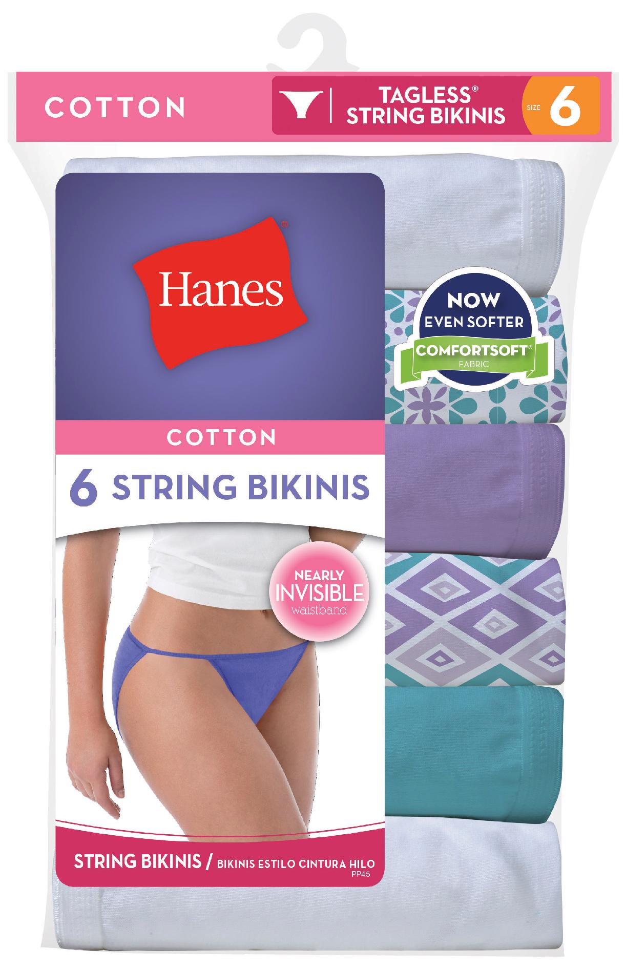 Hanes string bikini panties Clearance