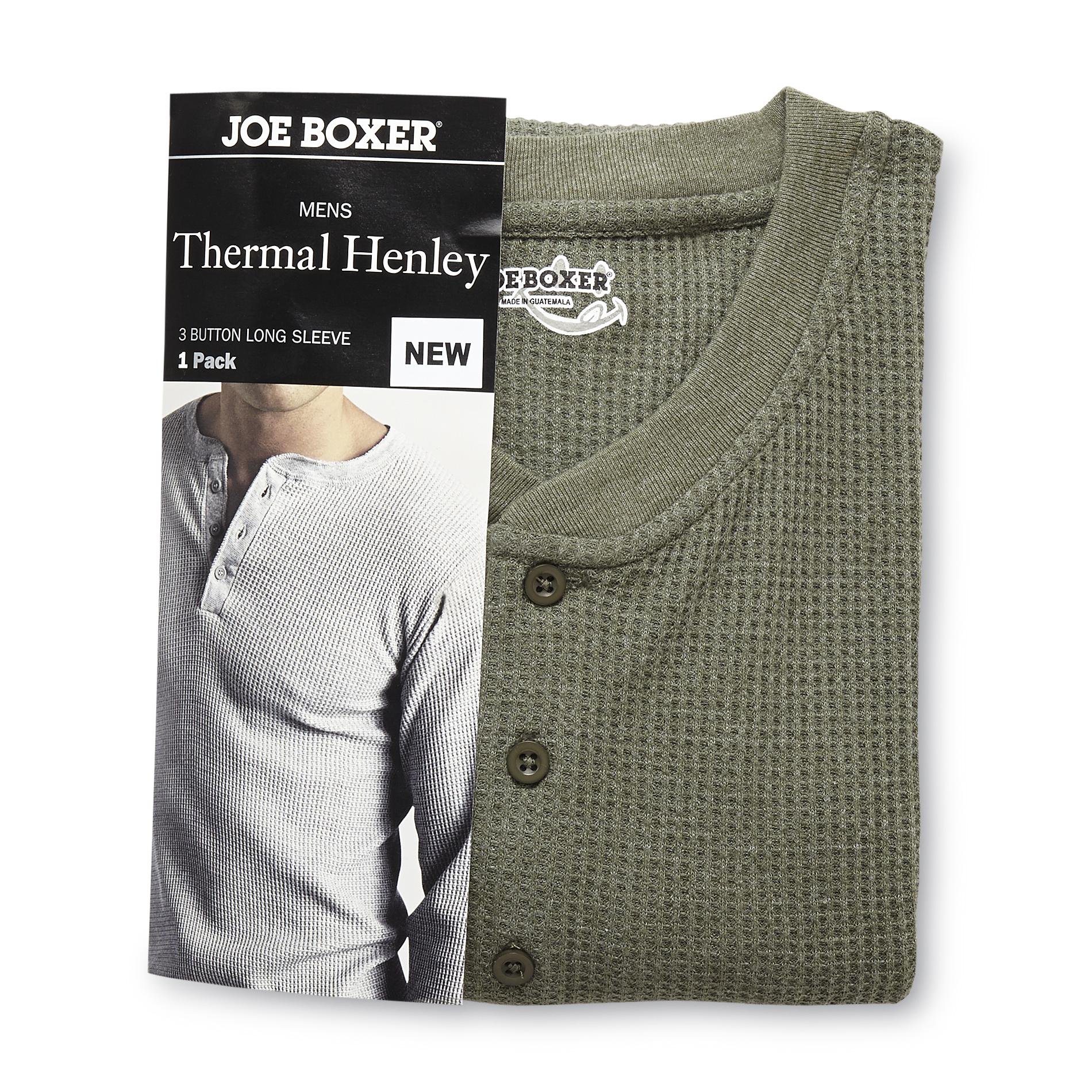 Joe Boxer Men's Thermal Henley Shirt Shop Your Way Online Shopping