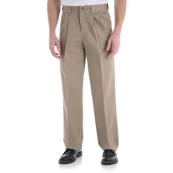 Timber Creek Men's Perfect Fit Pleat Front Casual Pant