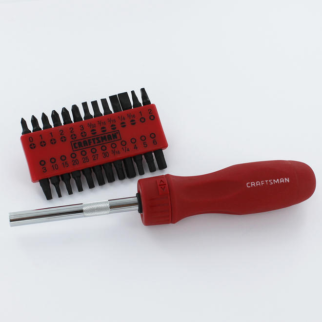 Craftsman 47144 Ratcheting Screwdriver with Bit Storage Sears Outlet